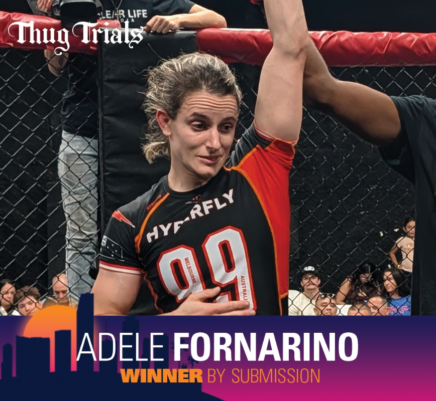 Adele Fornarino wins at Thug Trials Jiu Jitsu 3