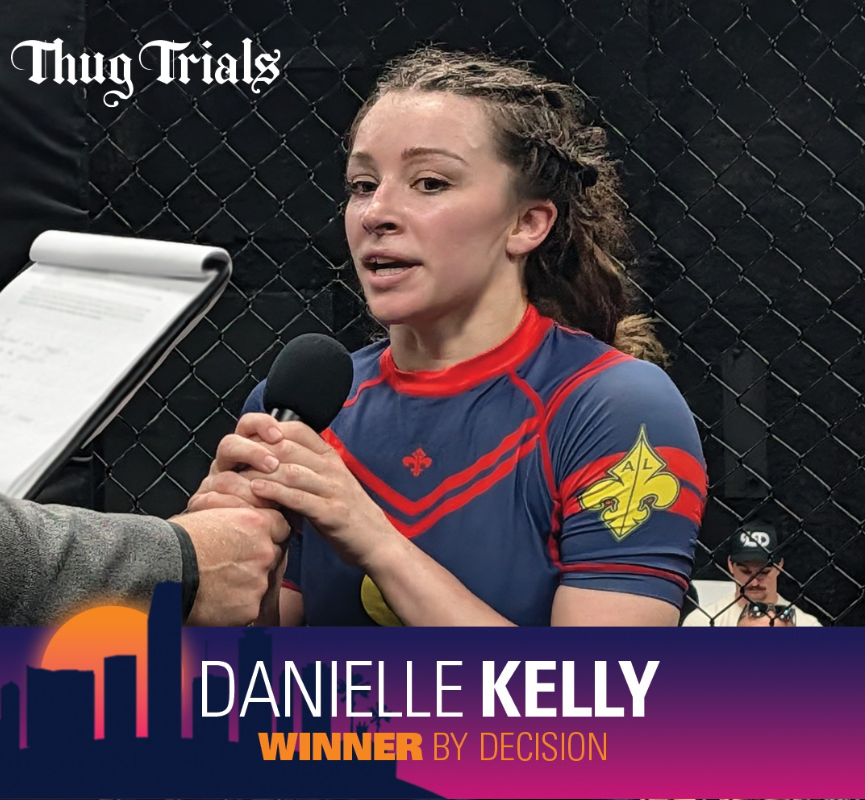Danielle Kelly wins at Thug Trials Jiu Jitsu 3