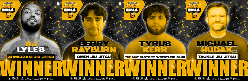 247Fighting's Grappling Bout Winners from Saturday Night
